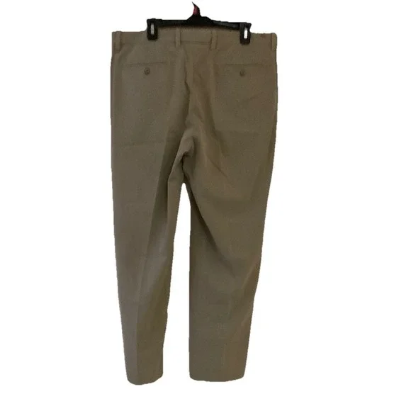Tommy‎ Bahama Pants Mens Sz 42/32 Silk Blend Khaki Casual Slacks - Picture 11 of 13